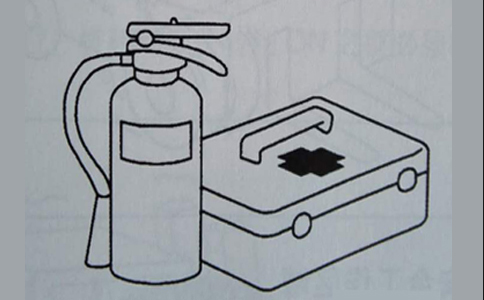 电动堆高叉车灭火器和急救箱-沈阳兴隆瑞
